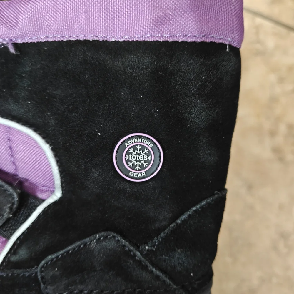Totes Toddler Girls snow boots Purple Size 11 - Picture 5 of 5